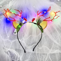Cute Christmas Luminous Flower Antler Feather Hairband Wholesale main image 4