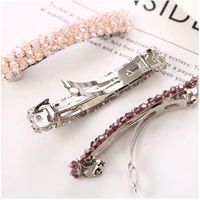 Women's Sweet Solid Color Alloy Rhinestone Hair Clip main image 5