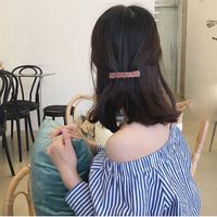 Women's Sweet Solid Color Alloy Rhinestone Hair Clip main image 6