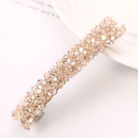 Women's Sweet Solid Color Alloy Rhinestone Hair Clip sku image 5