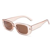 Simple Style Color Block Pc Oval Frame Patchwork Full Frame Women's Sunglasses sku image 9