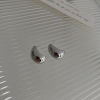 1 Pair Fashion Geometric Plating Metal Ear Studs sku image 2