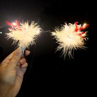 Cute Christmas Luminous Flower Antler Feather Hairband Wholesale sku image 3