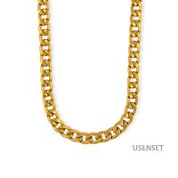 Fashion Solid Color Stainless Steel Plating Chain Necklace 1 Piece main image 5