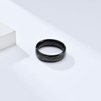 Fashion Letter Tungsten Steel Polishing Rings 1 Piece main image 3