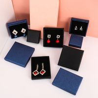 Fashion Solid Color Paper Jewelry Boxes 1 Piece main image 3
