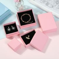 Fashion Solid Color Paper Jewelry Boxes 1 Piece main image 1