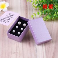 Fashion Solid Color Paper Jewelry Boxes 1 Piece sku image 6