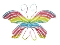 Birthday Butterfly Aluminum Film Party Balloons 1 Piece sku image 3