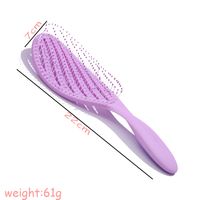 Simple Style Solid Color Abs Hair Combs 1 Piece sku image 7