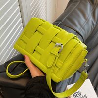 Women's Small Autumn Pu Leather Solid Color Fashion Square Magnetic Buckle Shoulder Bag main image 4