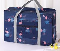 Fashion Flamingo Solid Color Nylon Travel Bags sku image 2