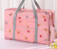 Fashion Flamingo Solid Color Nylon Travel Bags sku image 8