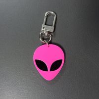 Funny Alien Ufo Arylic Bag Pendant Keychain 1 Piece sku image 4