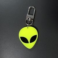Funny Alien Ufo Arylic Bag Pendant Keychain 1 Piece sku image 5