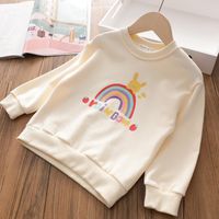 Simple Style Cartoon Letter Patchwork Cotton T-shirts & Blouses sku image 8