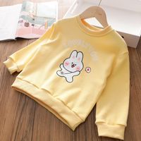 Simple Style Cartoon Letter Patchwork Cotton T-shirts & Blouses sku image 6