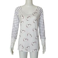 Women's T-shirt Long Sleeve Blouses Printing Fashion Printing main image 3