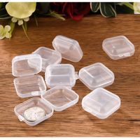 Simple Style Solid Color Plastic Storage Box 1 Piece main image 1