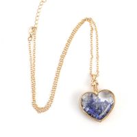 Ethnic Style Leaf Artificial Crystal Plating Women's Pendant Necklace 1 Piece main image 5