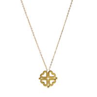 Fashion Heart Shape Titanium Steel Gold Plated Pendant Necklace 1 Piece main image 3