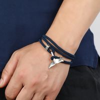 Japanese Style Geometric Alloy Handmade Unisex Bracelets 1 Piece main image 4