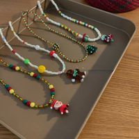 Süß Weihnachtsmann Glas Perlen Weihnachten Unisex Halskette Mit Anhänger 1 Stück main image 9
