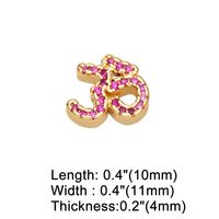 1 Piece Copper Zircon Number Fashion main image 6