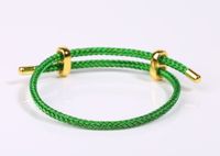 Ethnic Style Round Steel Braid Unisex Bracelets sku image 20