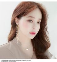 Fashion Heart Shape Flower Copper Inlay Artificial Pearls Zircon Drop Earrings 1 Pair main image 4