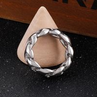 Fashion Solid Color Stainless Steel Rings 1 Piece main image 6