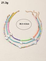 Cute Star Heart Shape Plastic Beaded Kid's Necklace 3 Pieces main image 2