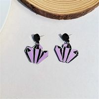 1 Pair Fashion Bat Arylic Earrings Ear Studs sku image 6