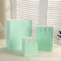 Simple Style Solid Color Paper Daily Gift Bags 1 Piece sku image 6