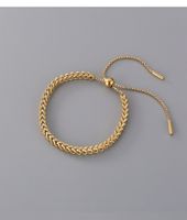 Simple Style Geometric Titanium Steel Braid Bracelets sku image 1