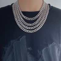 Fashion Geometric Titanium Steel Chain Men's Necklace 1 Piece main image 4