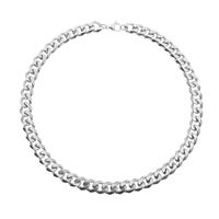 Fashion Geometric Titanium Steel Chain Men's Necklace 1 Piece sku image 7