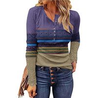 Women's Knitwear Long Sleeve Sweaters & Cardigans Printing Button Fashion Dandelion main image 3