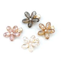 Women's Sweet Flower Alloy Inlay Glass Hair Clip main image 4