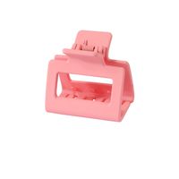 Solid Color Frosted Rectangular Ps Material Hair Clip sku image 9