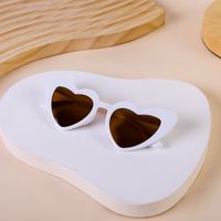 Fashion Heart Shape Ac Special-shaped Mirror Full Frame Kids Sunglasses sku image 5