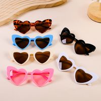 Fashion Heart Shape Ac Special-shaped Mirror Full Frame Kids Sunglasses main image 1