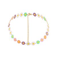 Fashion Flower Alloy Plating Women's Necklace 1 Piece main image 3