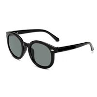 Fashion Solid Color Ac Round Frame Full Frame Kids Sunglasses main image 5