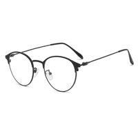 Simple Style Solid Color Nylon Round Frame Full Frame Optical Glasses main image 4