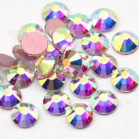 1 Set Artificial Crystal Glass Solid Color DIY Ornament Accessories main image 2