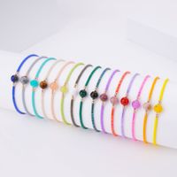 Fashion Solid Color Beaded Handmade Women's Bracelets 1 Piece main image 3