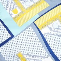 Women's Fashion Flower Polyester Printing Silk Scarves sku image 28