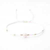 Fashion Round Beaded Pearl Women's Bracelets 1 Piece sku image 9