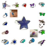 Exaggerated Four Leaf Clover Butterfly Metal Plating Zircon Unisex Open Ring 1 Piece main image 5